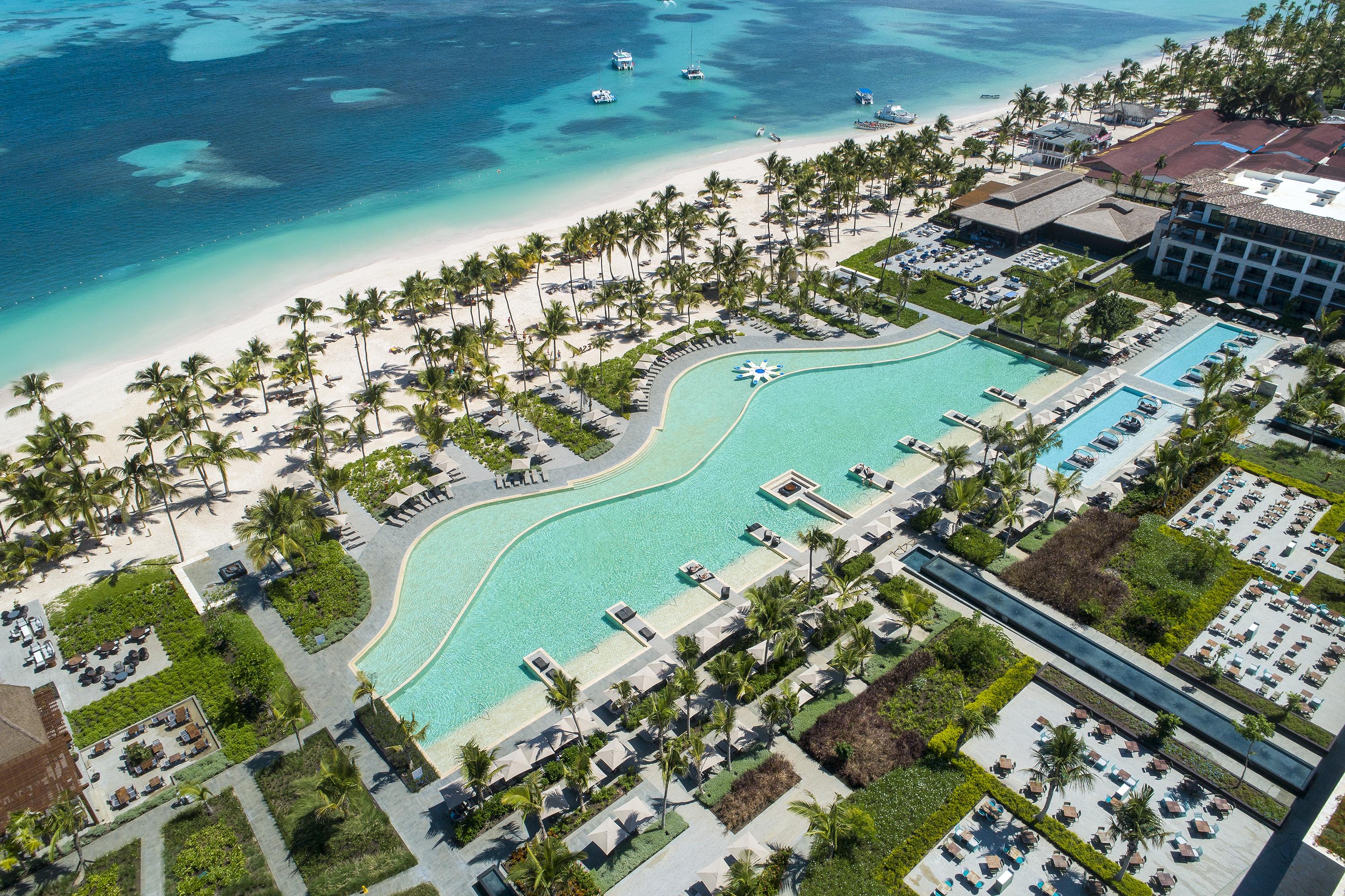 Lopesan Costa Bavaro Resort, Spa & Casino 푼타 카나 외부 사진 Aerial view of the resort