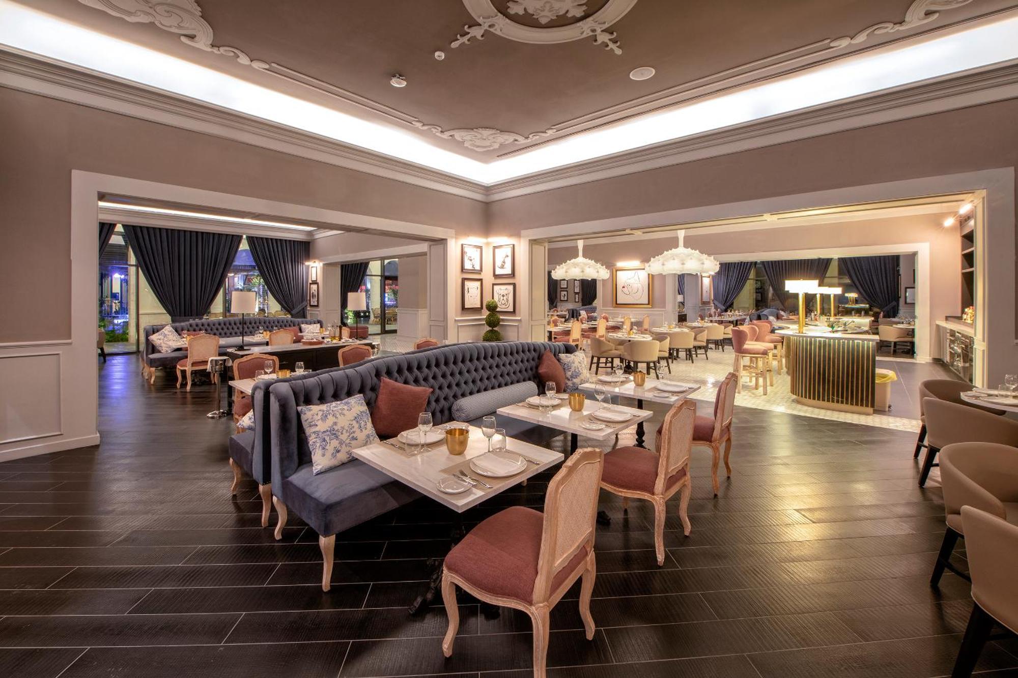 Lopesan Costa Bavaro Resort, Spa & Casino 푼타 카나 외부 사진 The interior of the restaurant